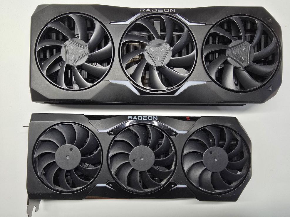 Mystery AMD Radeon GPU cooler spotted on Chinese forums is larger than RX 7900 XTX, with a massive heatsink and 3x 8-pin connectors — possibly the RX 7950 XTX that never was