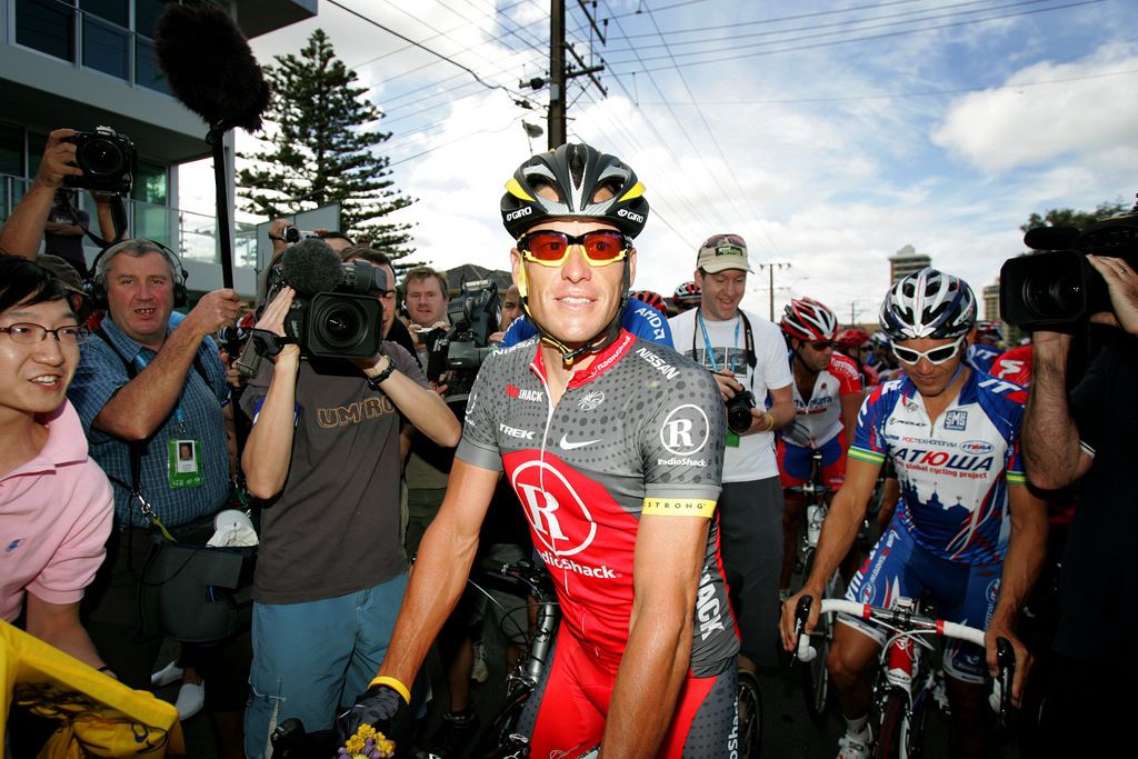 Lance Armstrong returned to the race in 2010 with his RadioShack team