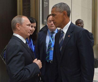 President Obama and Vladimir Putin meet at China summit