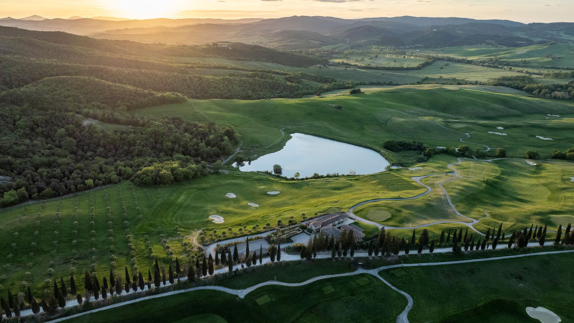 The golf course at Castiglion del Bosco