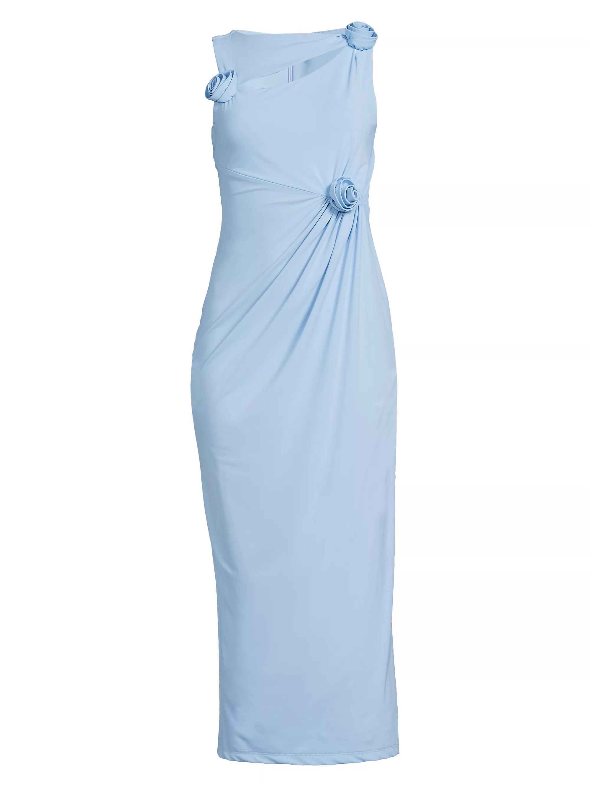 Teighan Rosette Midi-Dress