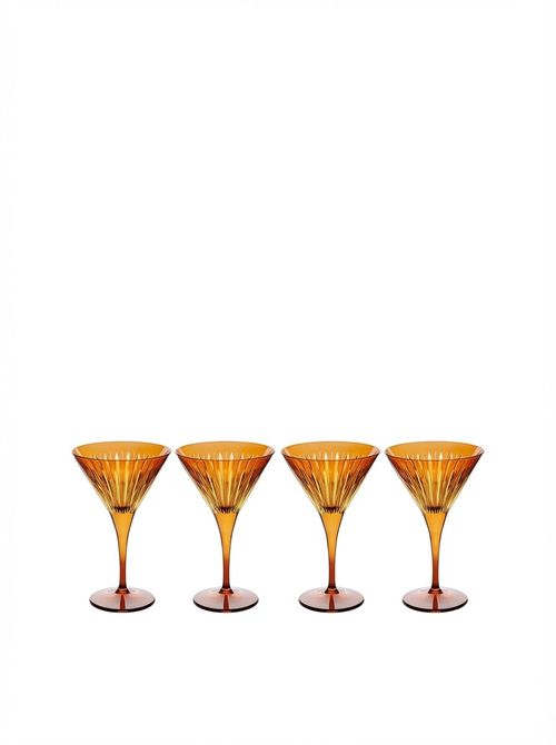 Lobjet, Prism Martini Glasses Set of Four
