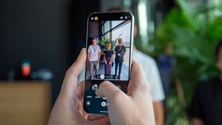 Testing out the Auto Best Take feature on a Google Pixel 10 Pro