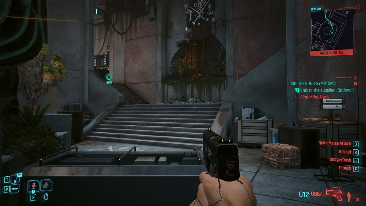 Cyberpunk 2077 treating symptoms