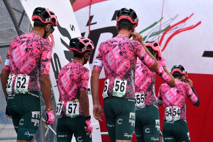 EF Education-EasyPost riders at the Giro dell Emillia 2022