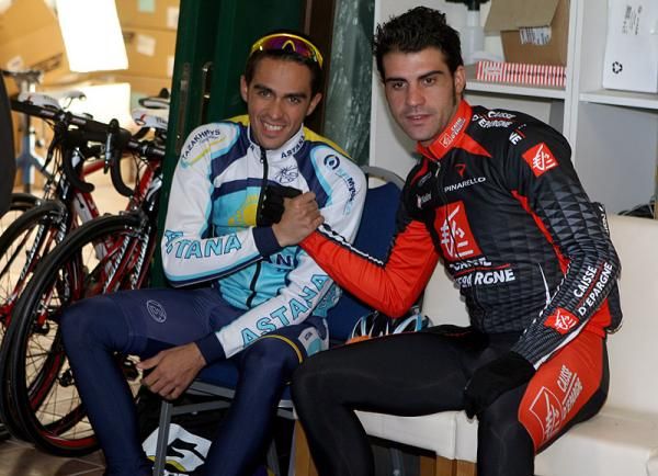 Alberto Contador is pleased to have compatriot and fellow Tour champion Oscar Pereiro on Astana for the 2010 season.