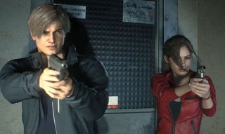 Resident Evil 2 Leon S. Kennedy and Claire Redfield