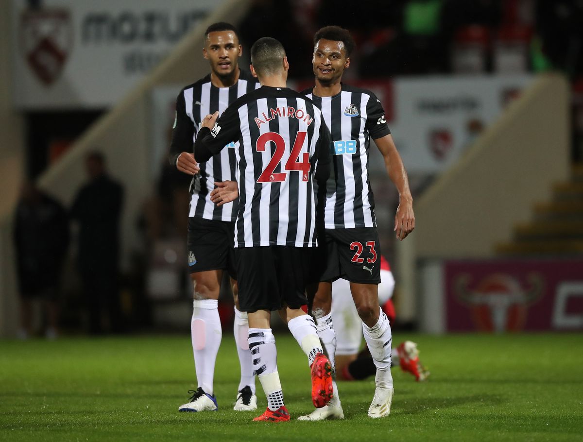 Morecambe v Newcastle United – Carabao Cup – Third Round – Globe Arena