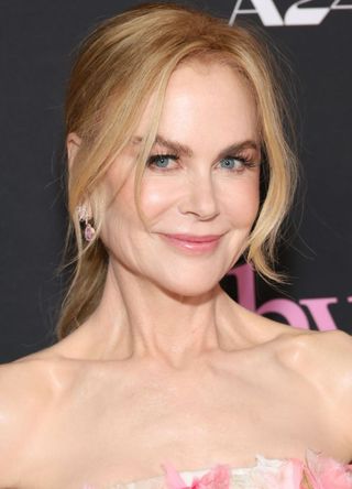 Actress Nicole Kidman sporting a chic up do