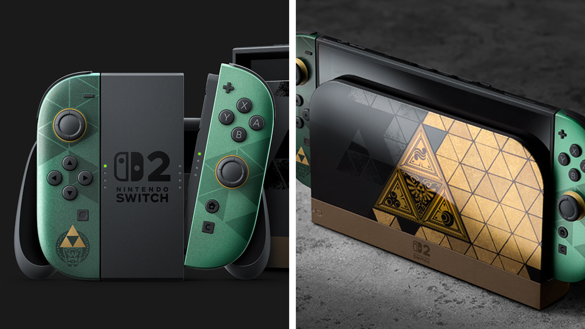 Nintendo Switch 2 The Legend of Zelda 40th Anniversary Edition console