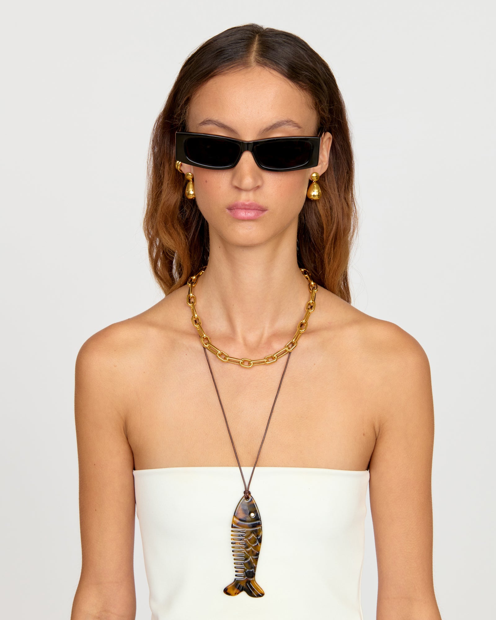 Trout Comb Necklace