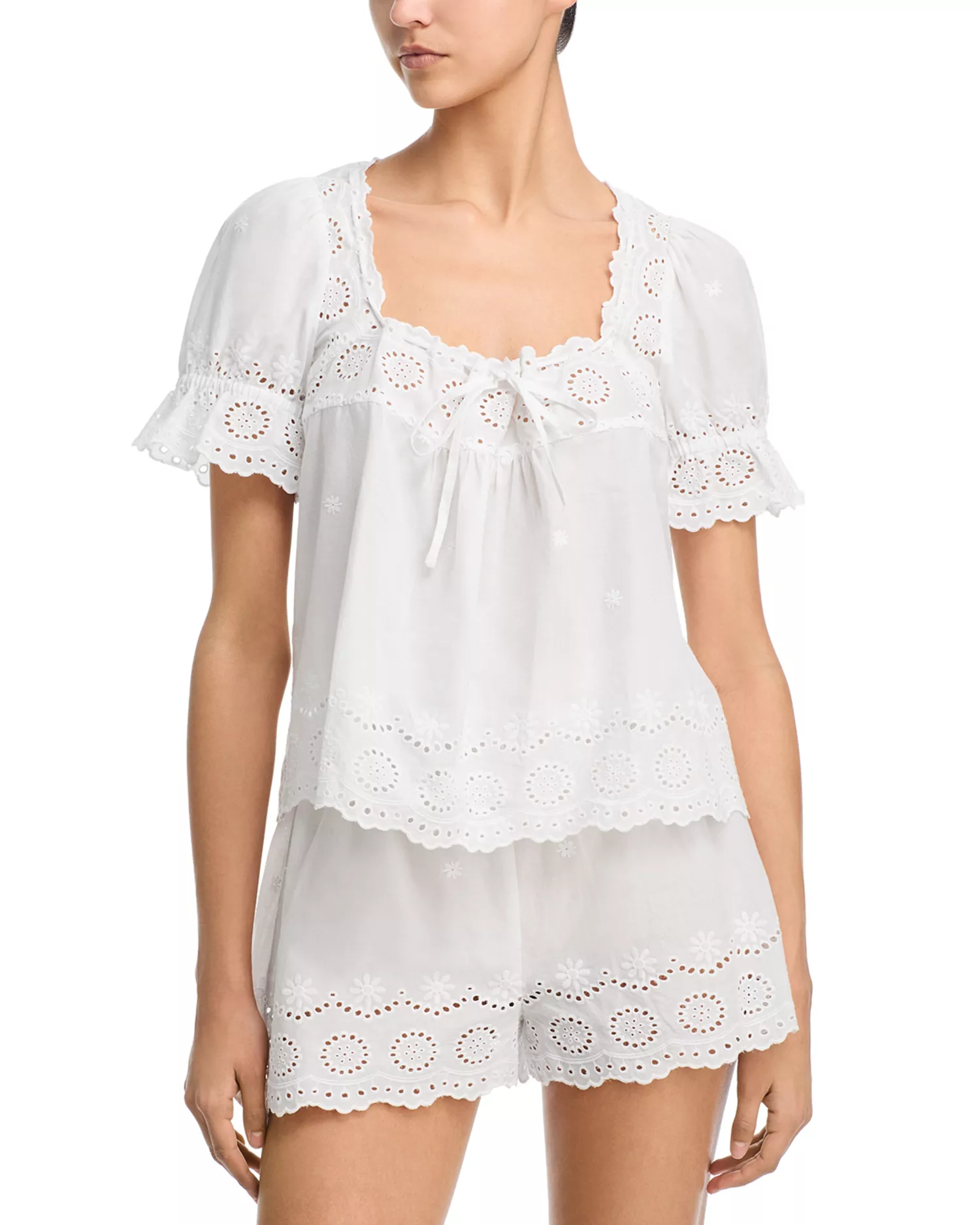 Puff Sleeve Pajama Set - Exclusive