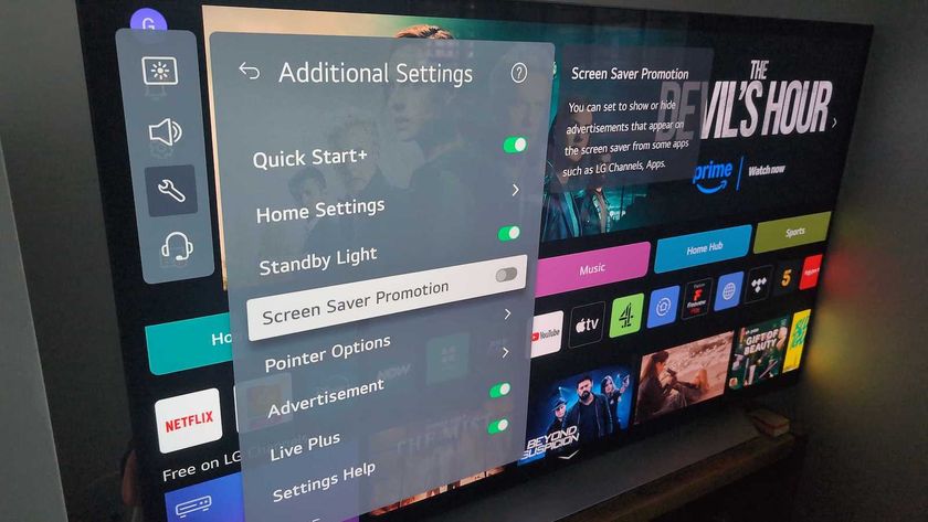 A photo of the 48-inch LG C2 OLED TV showing the Additional Settings menu