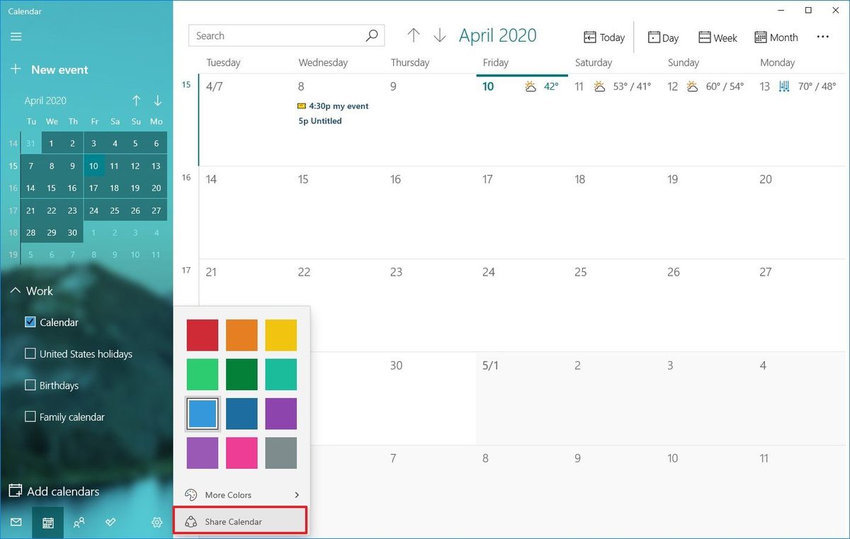 How to use the Windows 10 Calendar app | Windows Central