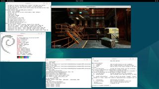 Doom 3: BFG running on Intel Arc A750, Ampere Altra, and Linux