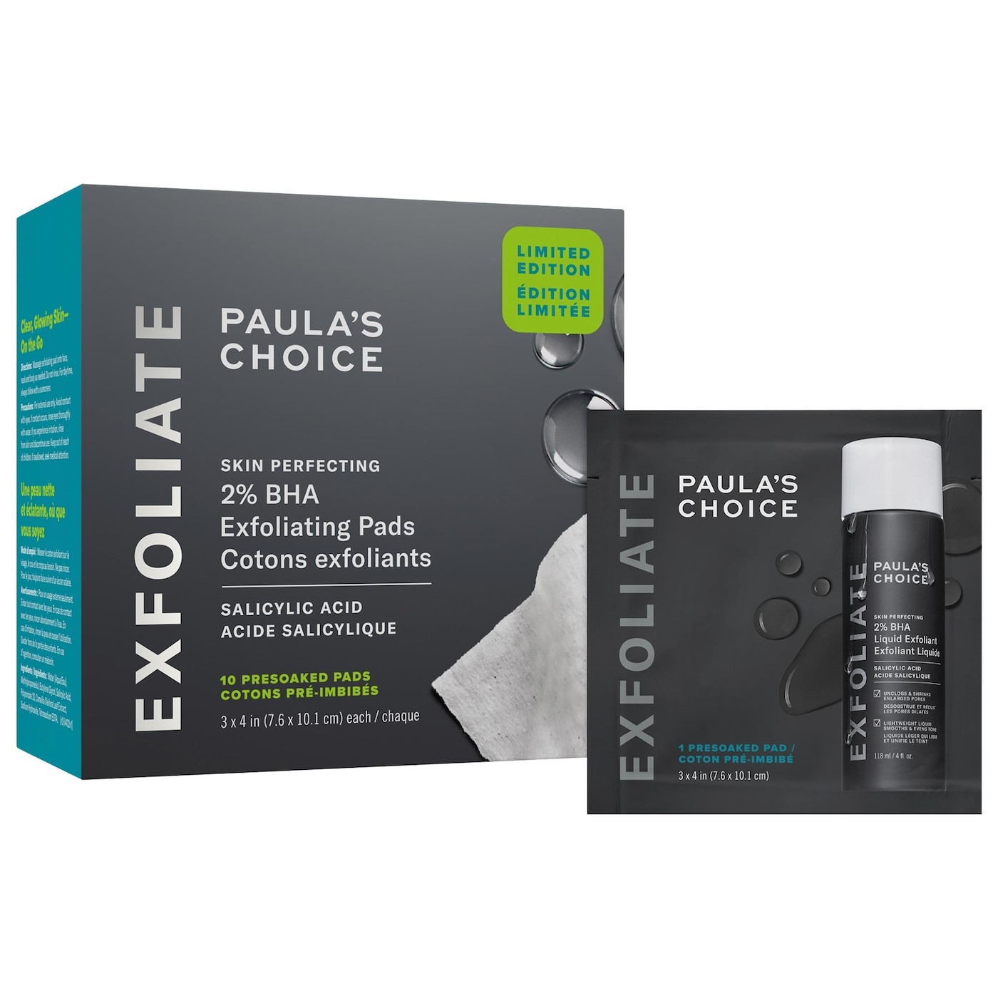 Paula's Choice, 2% Bha Exfoliating Toner Pads