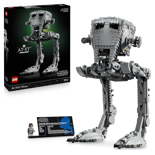 Lego Star Wars 75417 At-St Walker Building Set for Adults - Ucs Display Model Kit With a Minifigure &amp;amp; Information Plaque - Collectible Gift for Fans