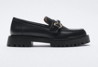 Zara Low Heel Lug Sole Loafers | $59.90&nbsp;