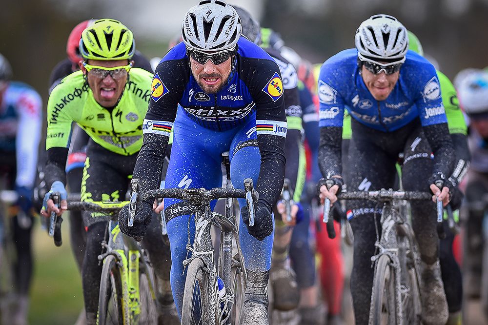 Tom Boonen in action during stage 1 at Paris-Nice.