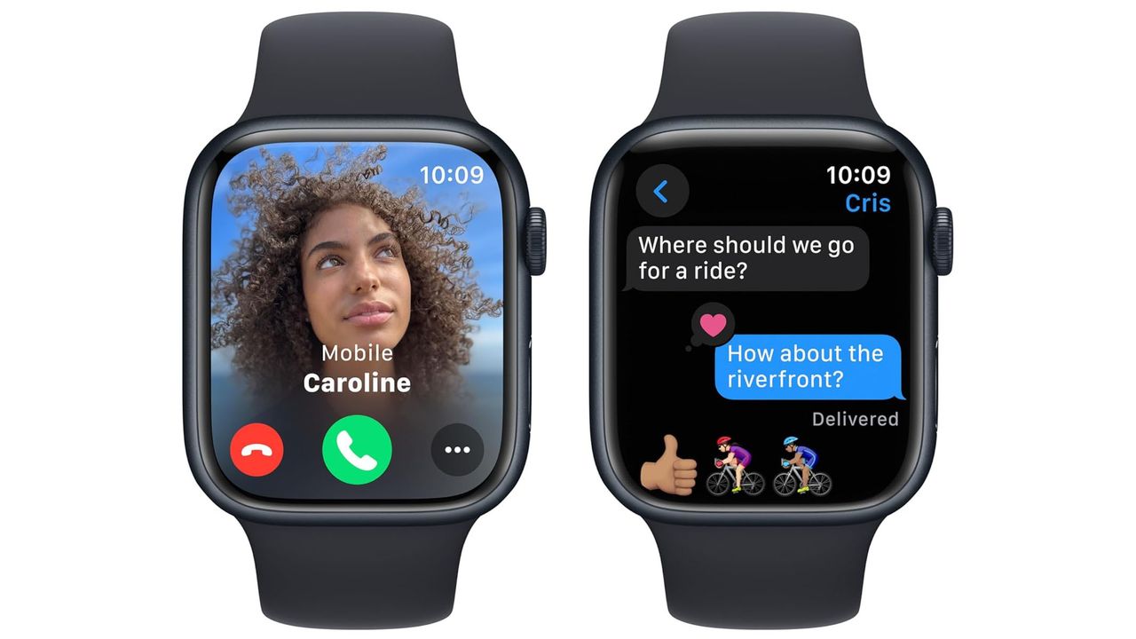 Apple watch series 9 on a white background