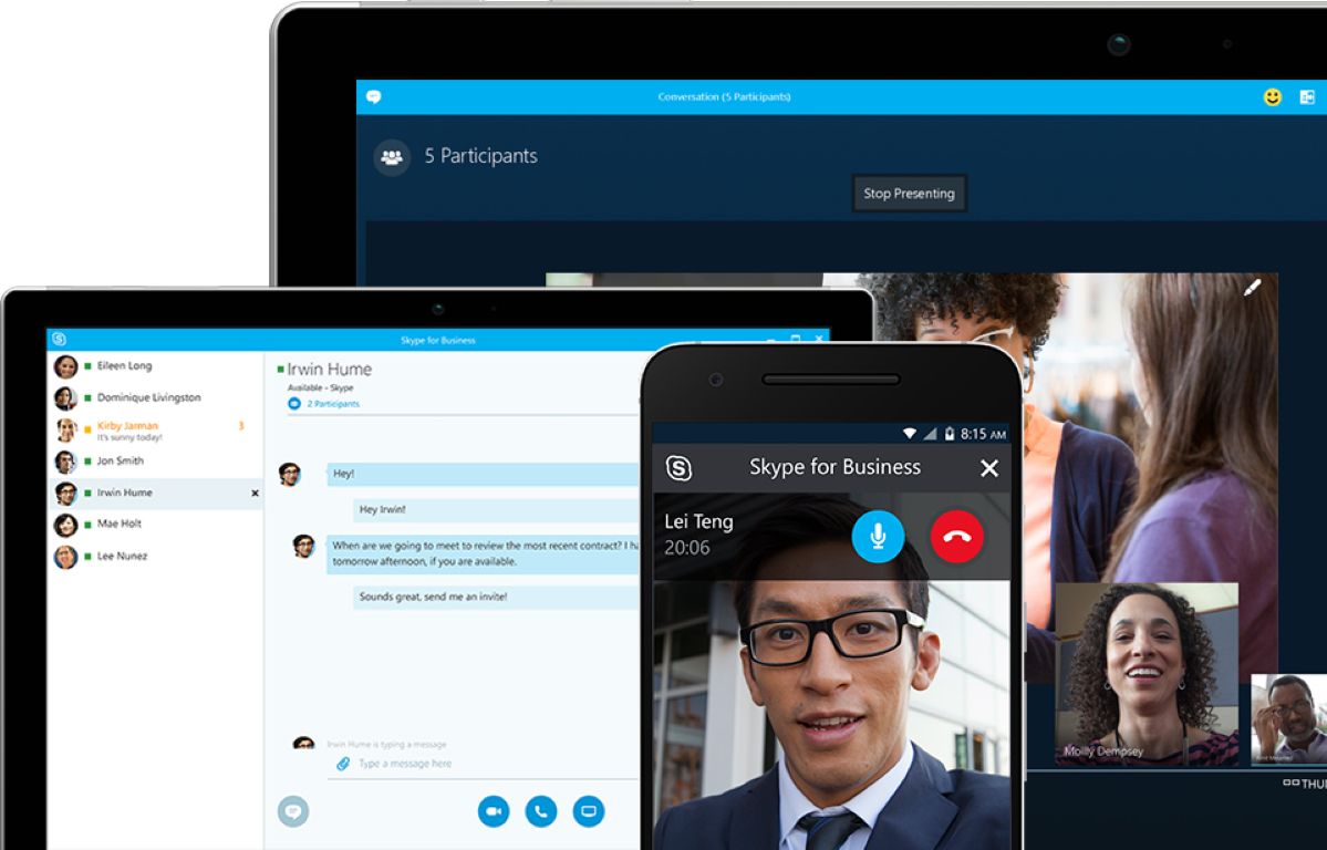 office 365 skype video conferencing