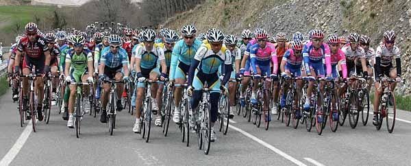 Astana has gotten a lot of time at the front protecting Contador's lead since stage 1.