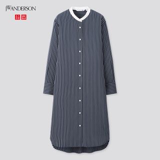 JW Anderson Rayon Grandad Collar Shirt Dress, £39.90