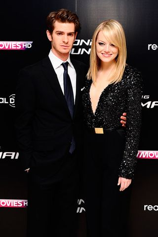 Andrew Garfield and Emma Stone - The Amazing Spider-Man Premiere - Red Carpet Photos - Marie Claire - Marie Claire UK