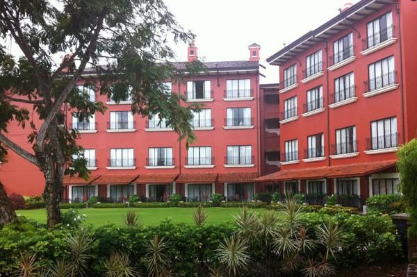 The first night's host hotel provided high end accommodations for mountain bikers in Herradura