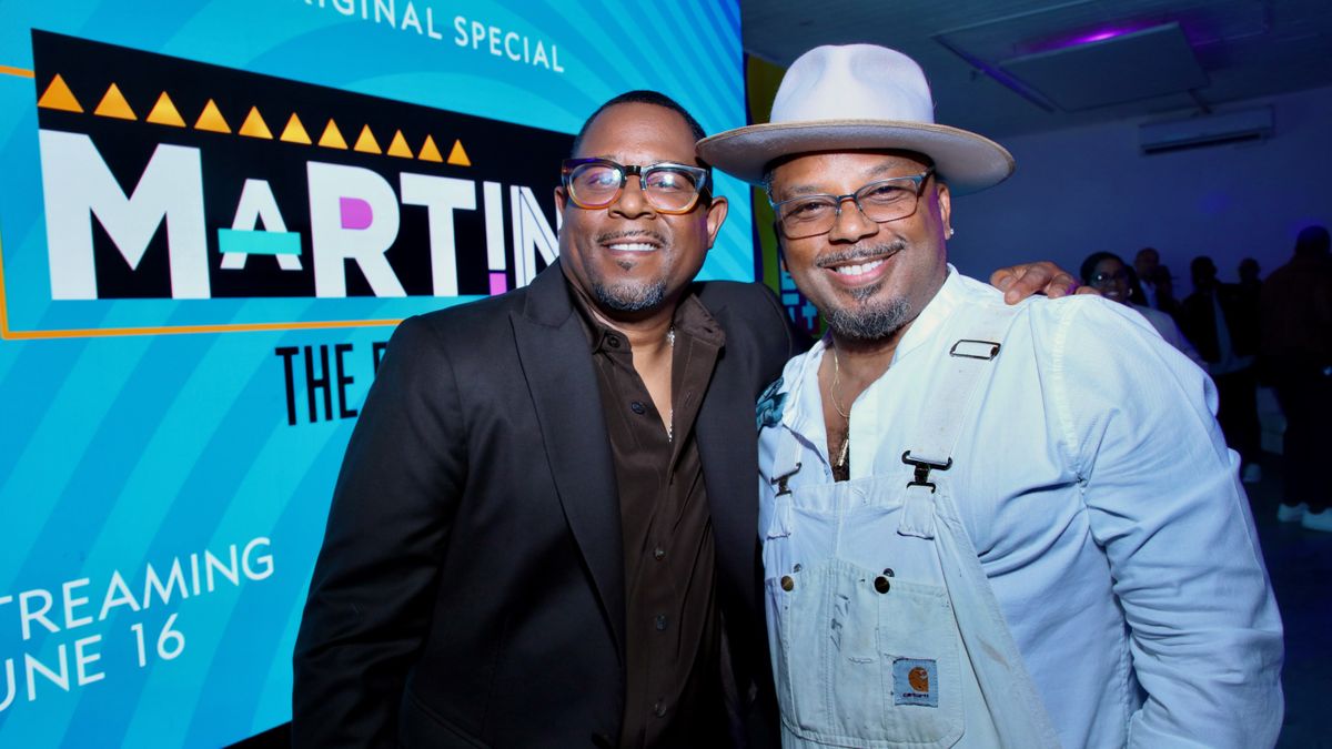 Martin Lawrence and Carl Anthony Payne II at Martin: The Reunion premiere