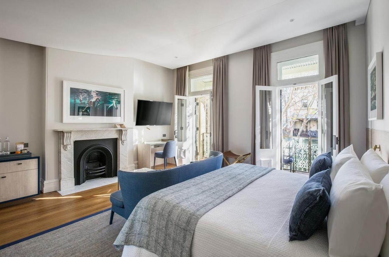 A bedroom at the boutique hotel Spicers Potts Point in Sydney