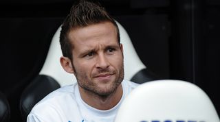 NEWCASTLE UPON TYNE, ENGLAND - AUGUST 31: Yohan Cabaye of Newcastle in the dugouts as a substitute during the Barclays Premier League match between Newcastle United and Fulham at St. James Park on August 31, 2013, in Newcastle upon Tyne, England. (Photo by Serena Taylor/Newcastle United via Getty Images)