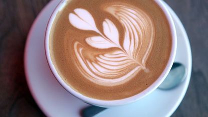 Cup, Coffee cup, Serveware, Drinkware, Drink, Espresso, Flat white, Single-origin coffee, Café, Coffee, 