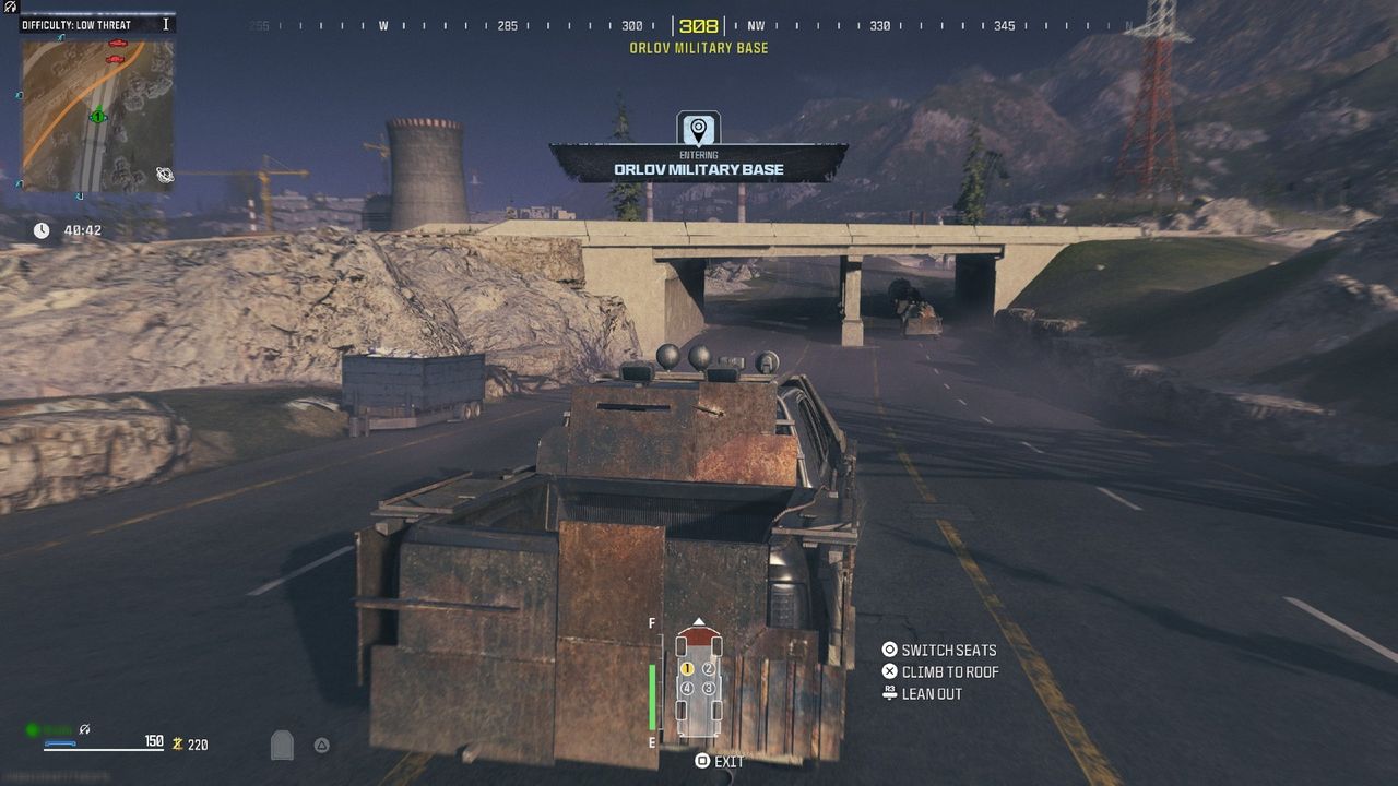Modern Warfare 3 Mercenary Convoy on the road