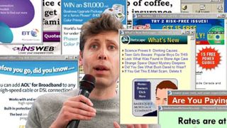 Sam Altman buried by pop-up ads