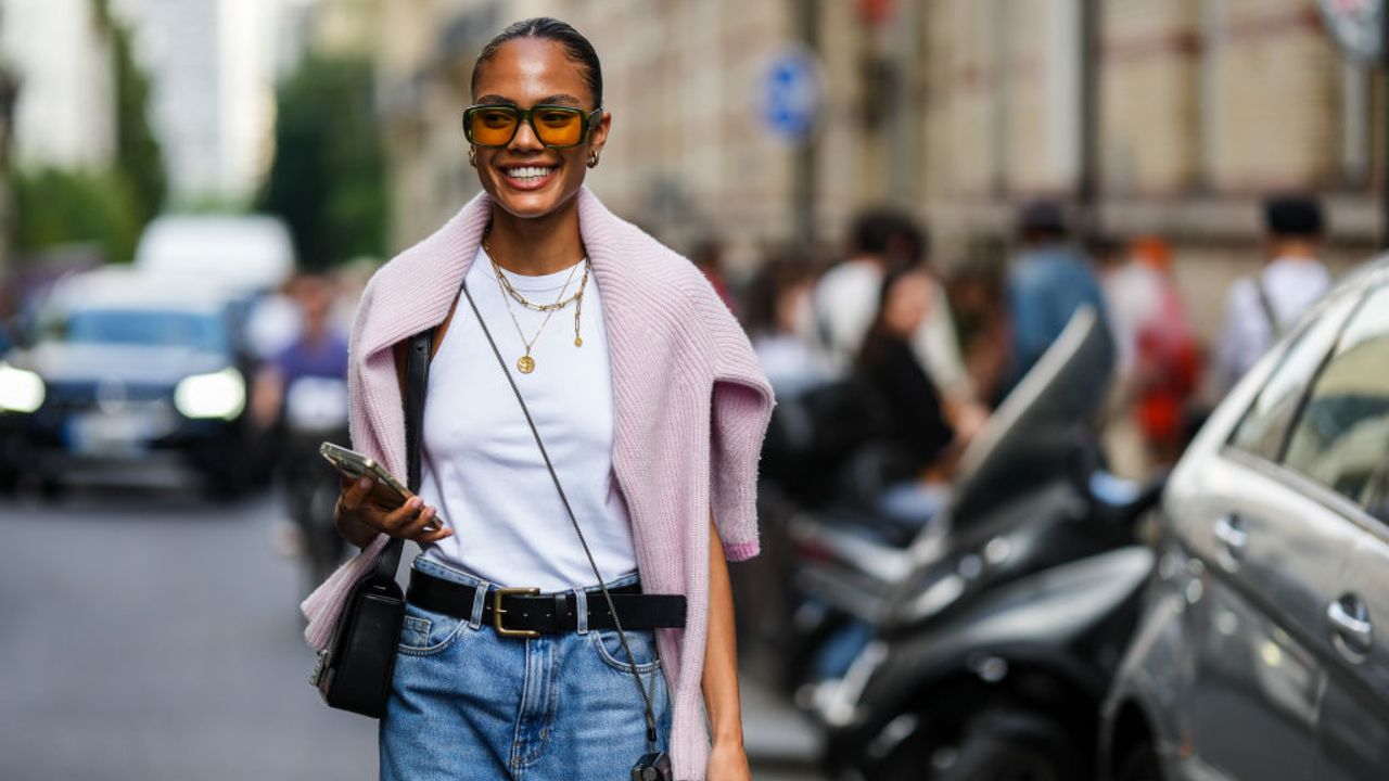 Girl Smiling on the street