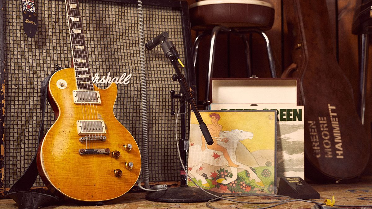 Gibson unveils longawaited “Greeny” Les Paul Custom Shop replica
