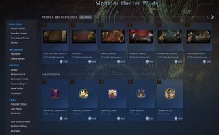 Steam Points Shop for Monster Hunter Wilds