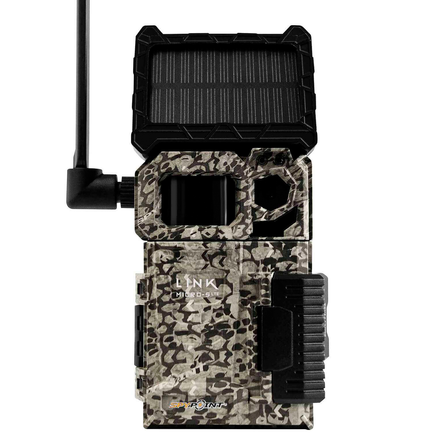 Spypoint LINK-MICRO-S-LTE trail camera on a white background