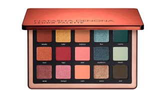 natasha denona zendo palette, a mix of bright shades, picked as one of the best makeup palettes for W&H