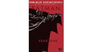 The cover of Batman: Year One, the best Batman comic of all time.