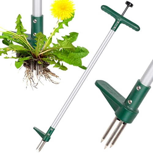 Walensee Weed Puller, Stand Up Weeder Hand Tool, Long Handle Garden Weeding Tool With 3 Claws, Hand Weed Hound Weed Puller for Dandelion, Standup Weed Root Pulling Tool and Picker, Grabber (1 Pack) : Amazon.co.uk: Garden