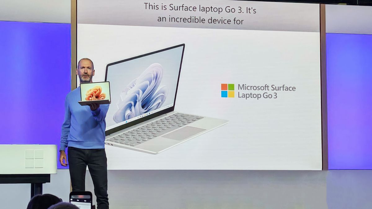 Surface Laptop Go 3 announced at Surface and AI event | Windows Central