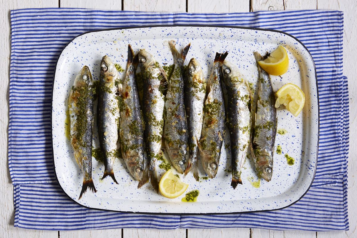 Grilled Sardines with Lemon and Herb Sauce | Main course Recipes ...