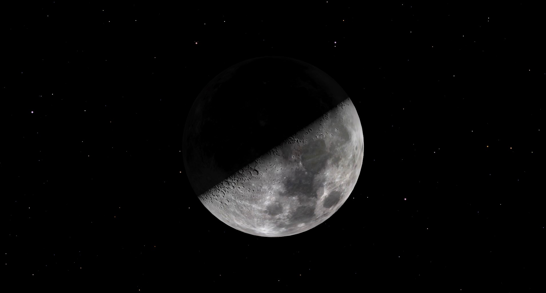 The moon will complete the first quarter of its journey around Earth on Sunday, October 22 at 03:29 GMT.