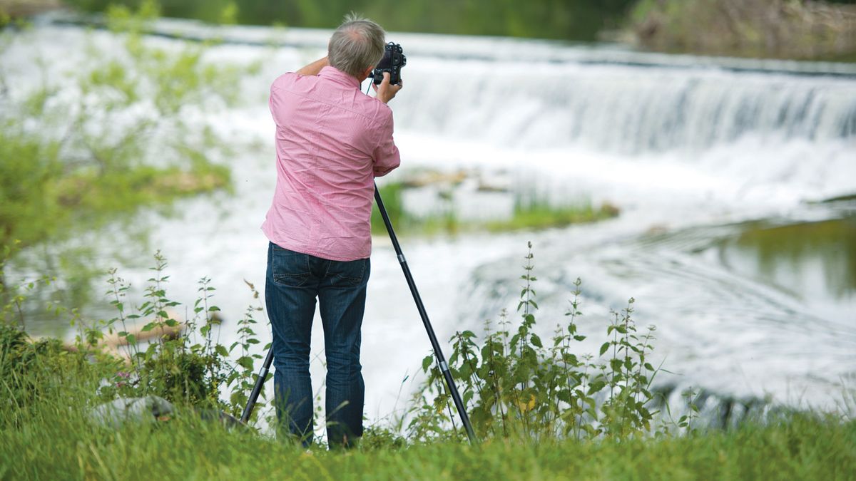 Rod Lawton with camera