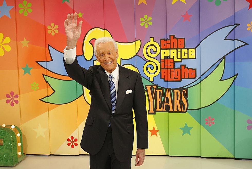 Bob Barker at his final taping as host of ‘The Price Is Right’ in 2007. 