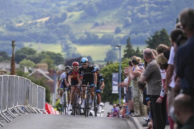The Break on the main climb of the curcuit.
