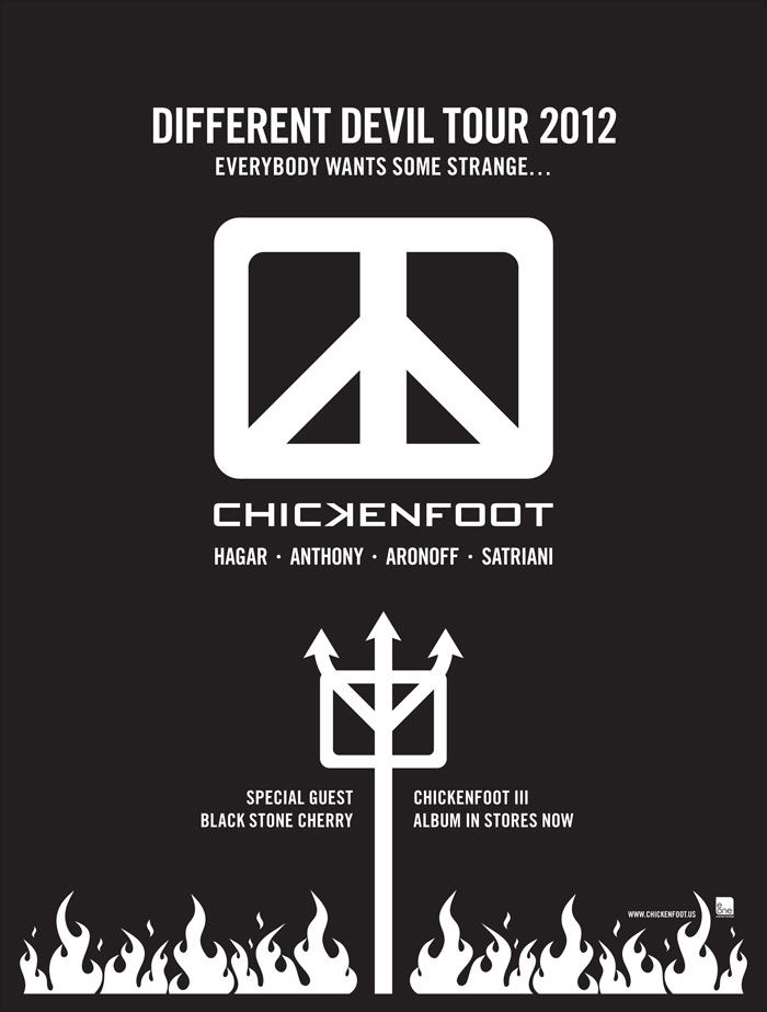 Chickenfoot Announce 2012 Tour Dates in May and June Guitar World