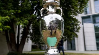 The UEFA European Championship trophy